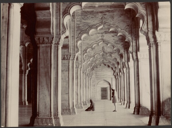 Samuel Bourne, [Interior of Pearl Mosque, Agra]
