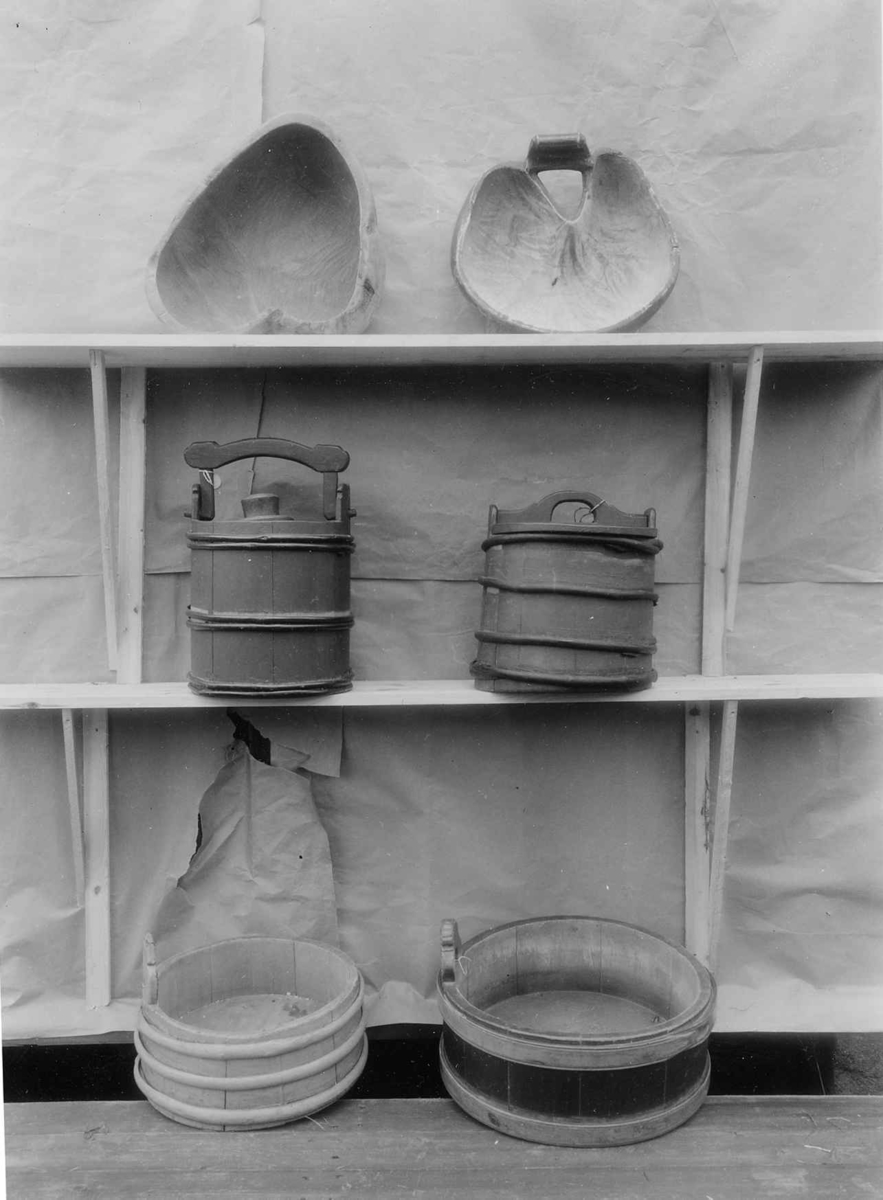 Gisle Midttun, Diverse tresaker utstilt og fotografert på Glomdalsmuseet.