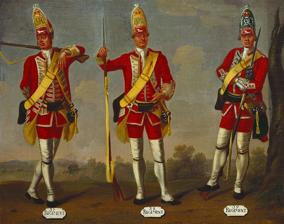 David Morier, Grenadiers, 37th, 38h and 39th Regiments of Foot, 1751