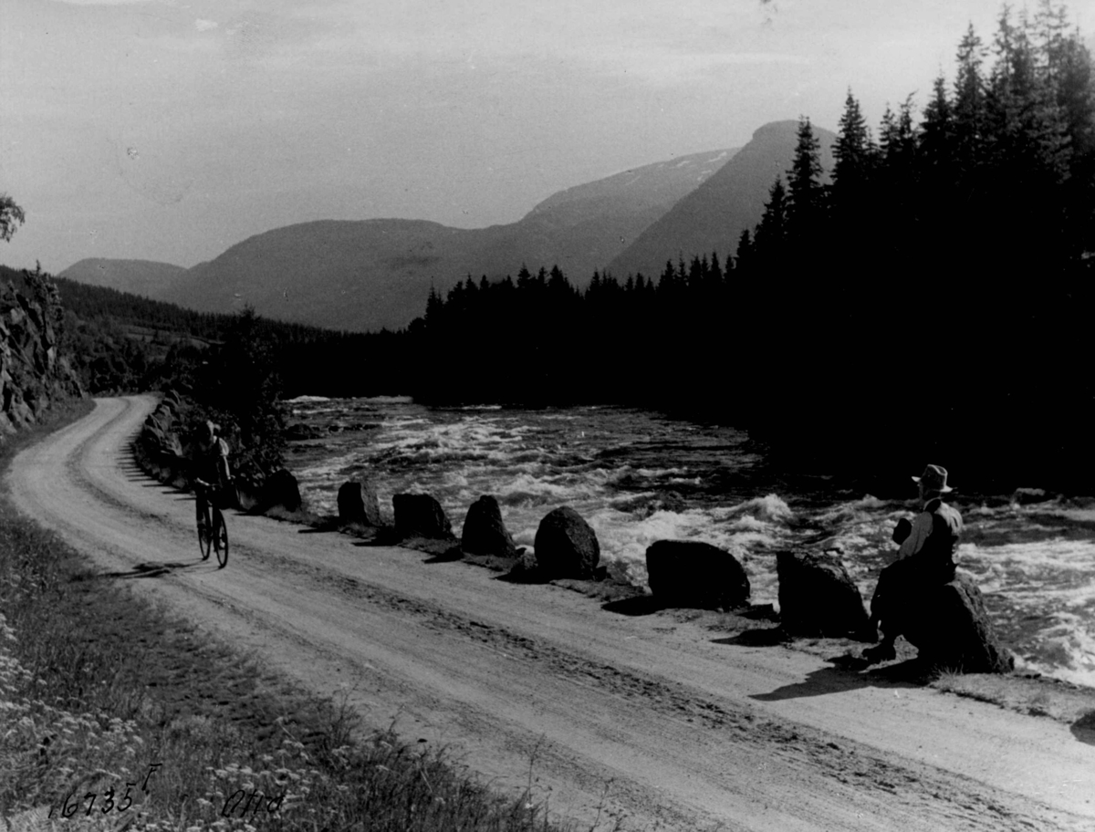 Anders Beer Wilse, Samferdsel, sykkel, vei, Otra.