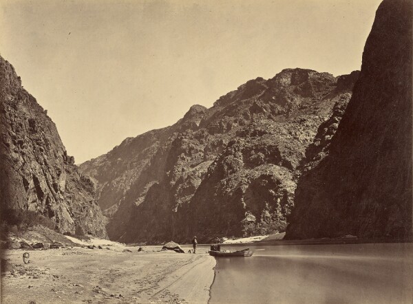 Timothy H. O'Sullivan, Black Cañon, Colorado River, Looking Above From Mirror Bar