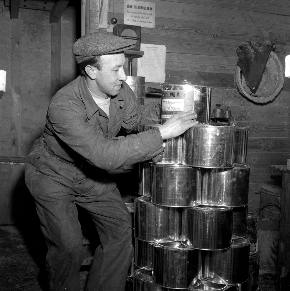 Örebro Kuriren, Fackföreningsledare, bildsidan. 25 februari 1955