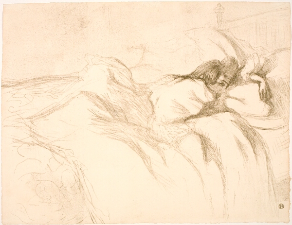 Henri de Toulouse-Lautrec, Femme Couchée, Réveil
