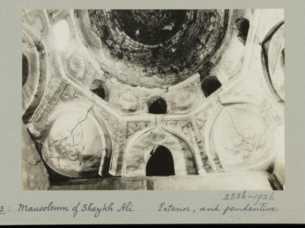 K.A.C. Creswell, Dome pendentive in the Mausoleum of Shaykh Ali al-Firaythi, Damascus
