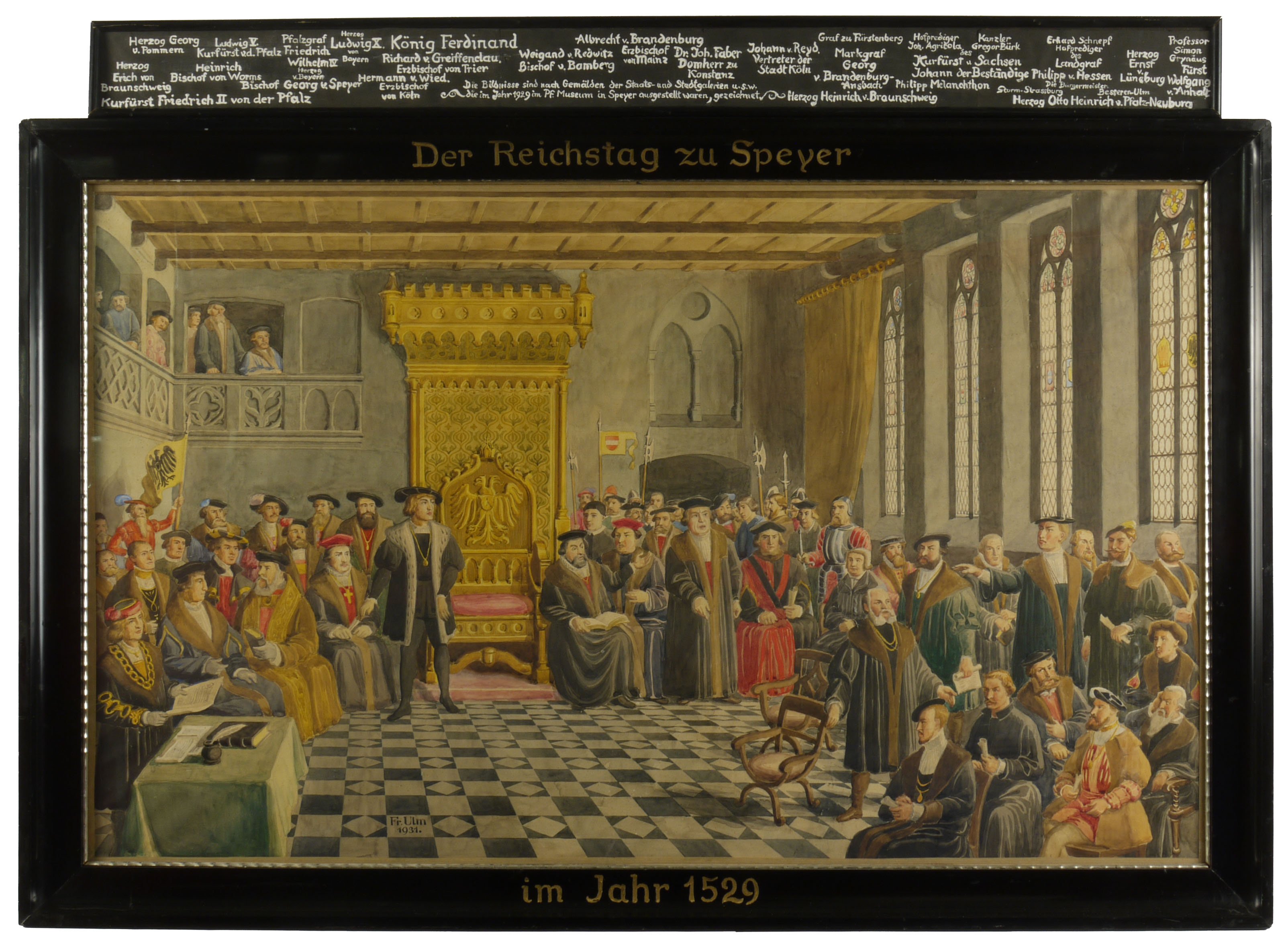 Friedrich Ulm, Der Reichstag zu Speyer im Jahr 1529