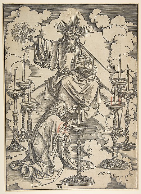 Albrecht Dürer, Saint John Beholding the Seven Golden Candlesticks, from "The Apocalypse"