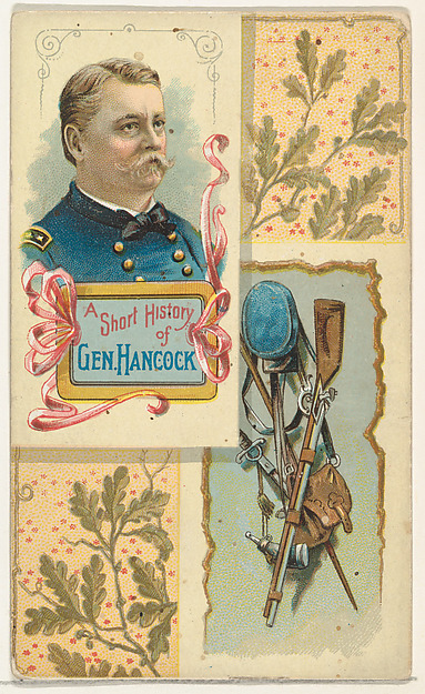 W. Duke, Sons & Co., A Short History of General Hancock, from the Histories of Generals series (N114) issued by W. Duke, Sons & Co. to promote Honest Long Cut Smoking and Chewing Tobacco