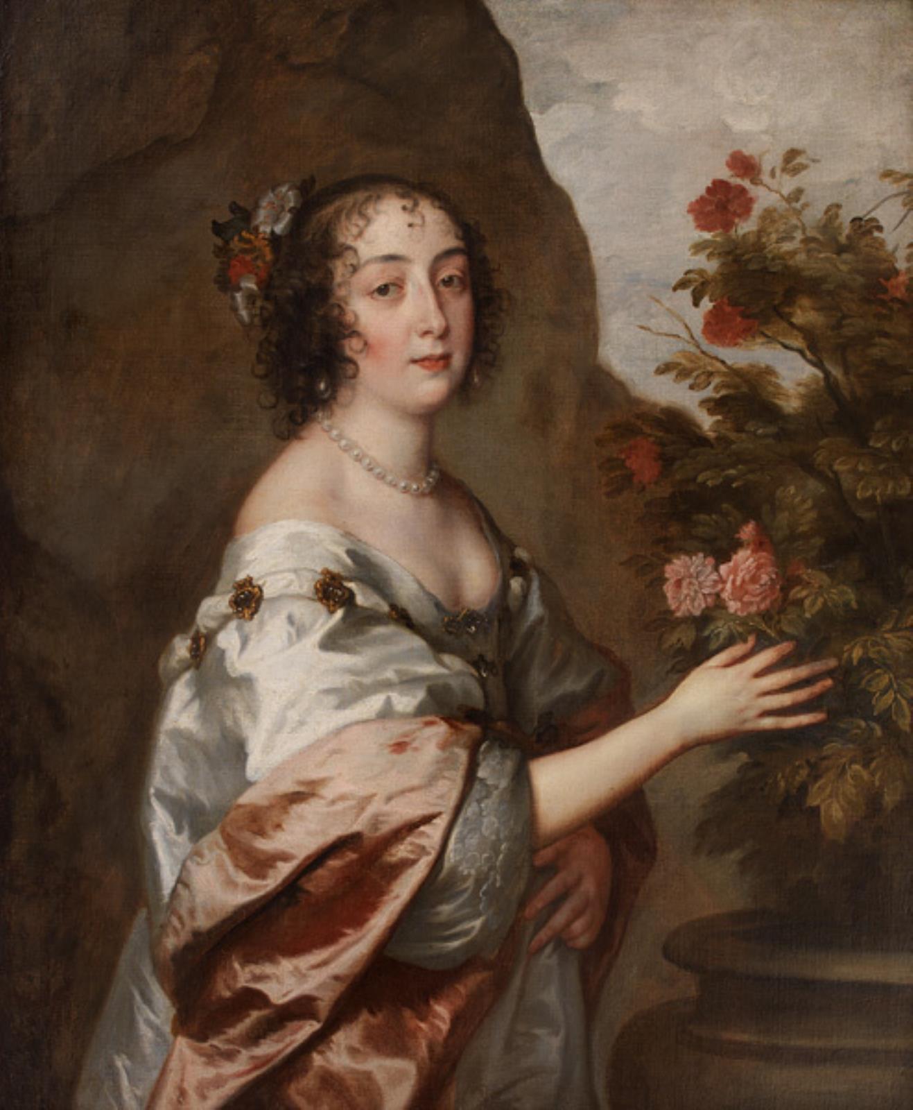 Anthony van Dyck, Portræt af en kvinde som Flora