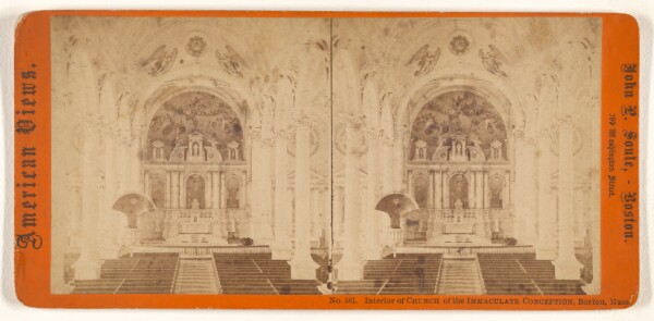 John P. Soule, Interior of Church of the Immaculate Conception, Boston, Mass.