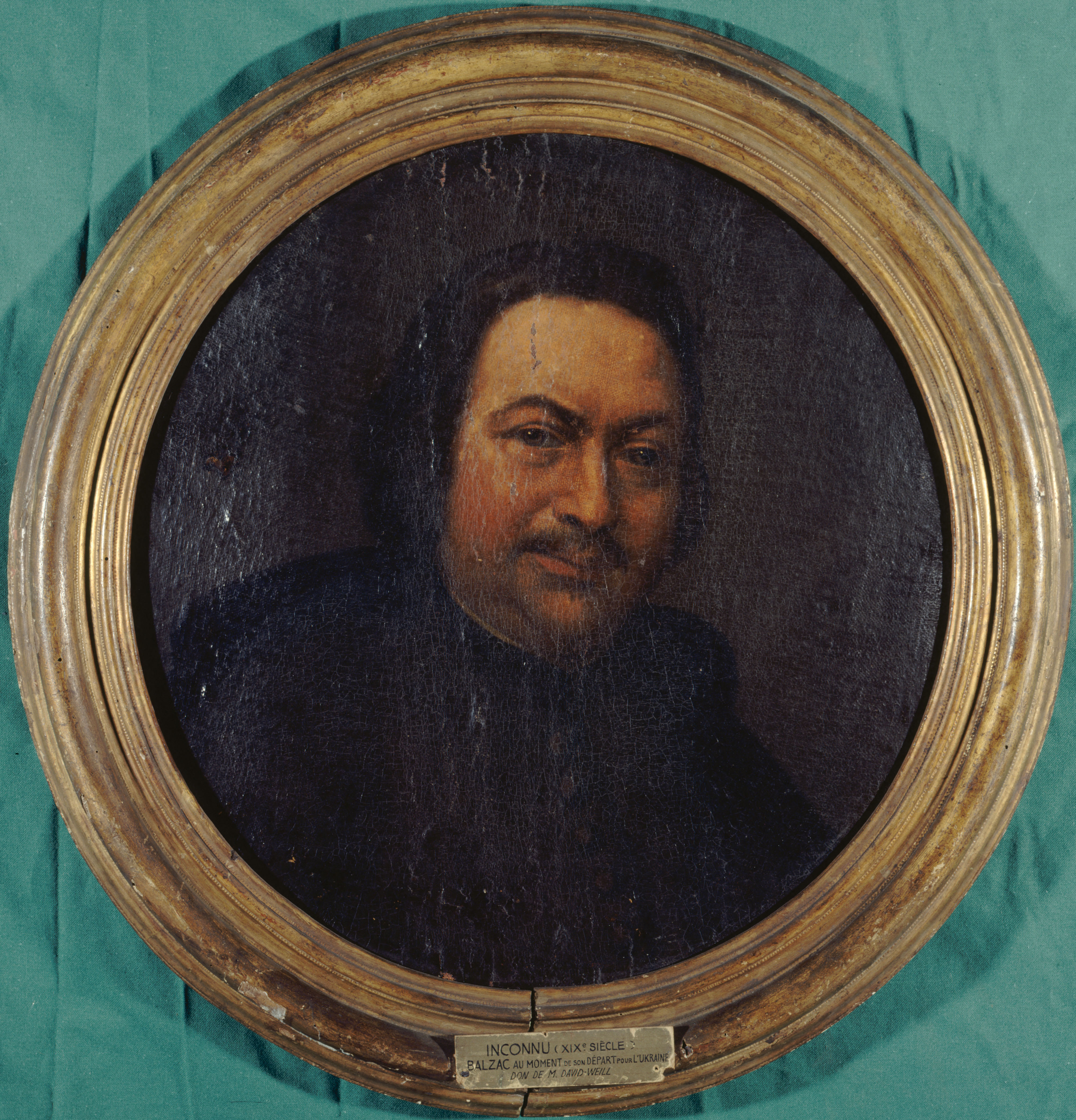 Anonyme, Portrait présumé d'Honoré de Balzac (1799-1850), écrivain.