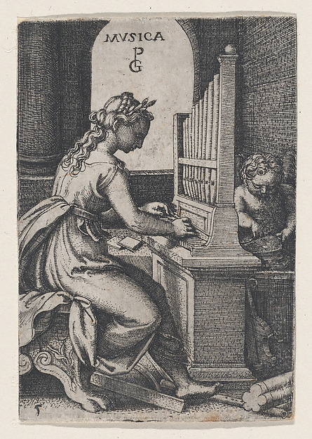 Georg Pencz, Musica, from "The Liberal Arts"