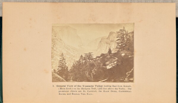 Eadweard J. Muybridge, General View of Yosemite Valley