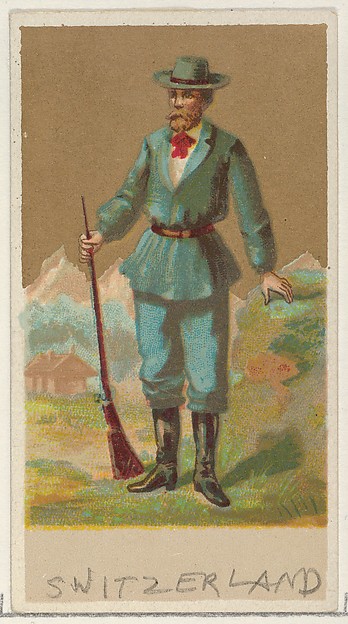 Allen & Ginter, Switzerland, from the Natives in Costume series (N16), Teofani Issue, for Allen & Ginter Cigarettes Brands