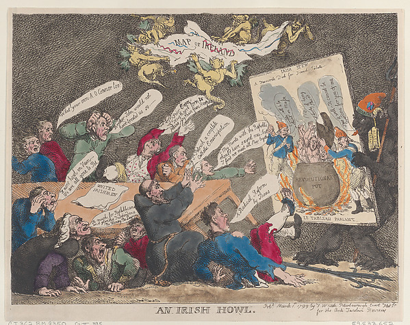 Thomas Rowlandson, An Irish Howl