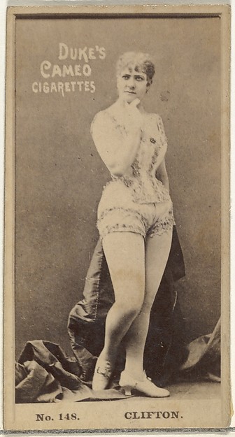 W. Duke, Sons & Co., Card Number 148, Clifton, from the Actors and Actresses series (N145-4) issued by Duke Sons & Co. to promote Cameo Cigarettes