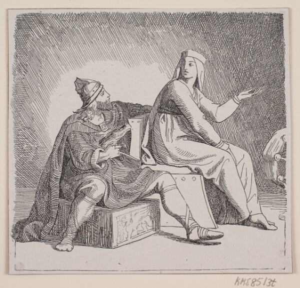Lorenz Frølich, Illustration til "Svend Tveskægs tog til England og slaget ved Svold"