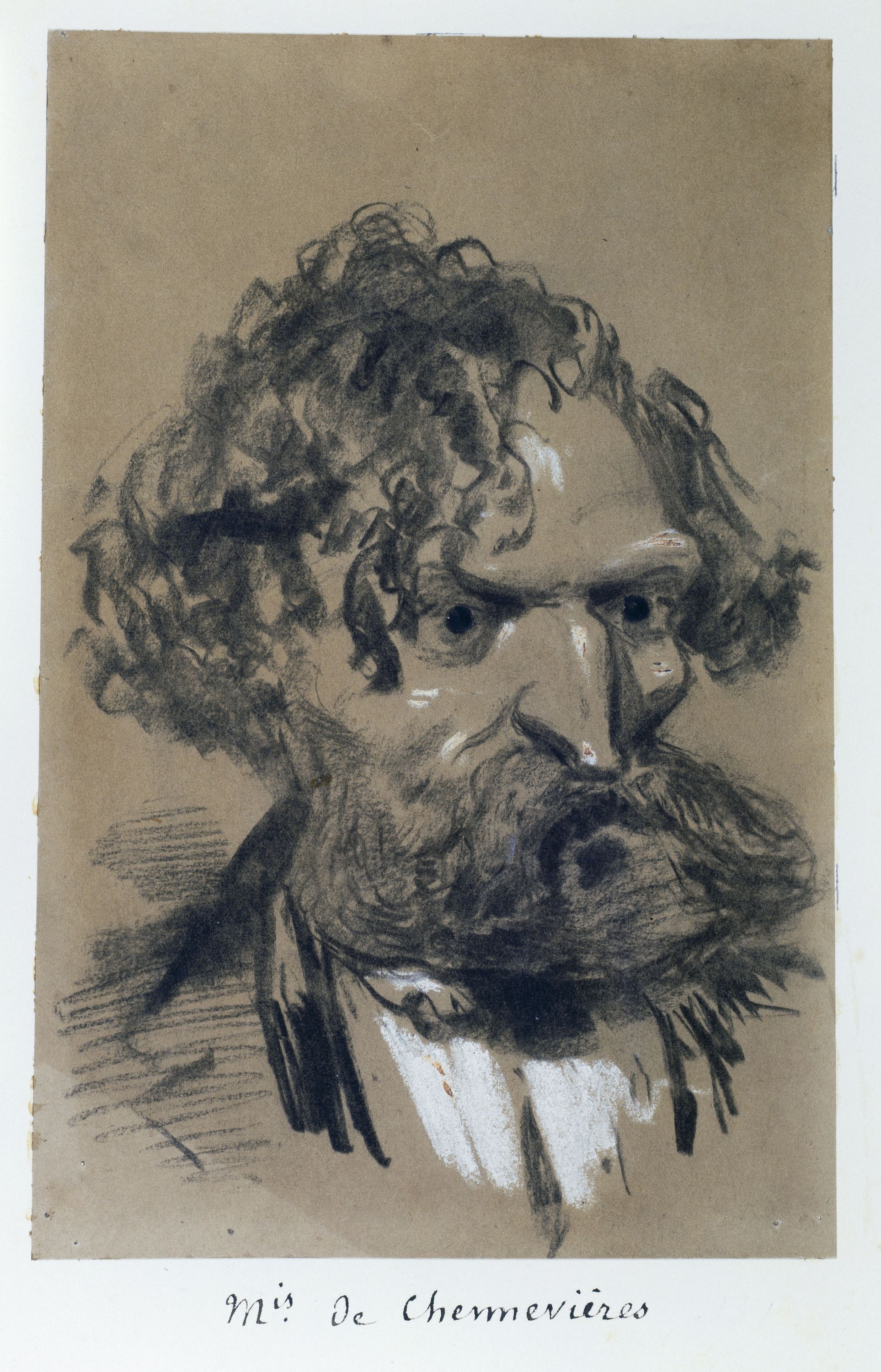 Nadar, Portrait-charge du marquis de Chennevières