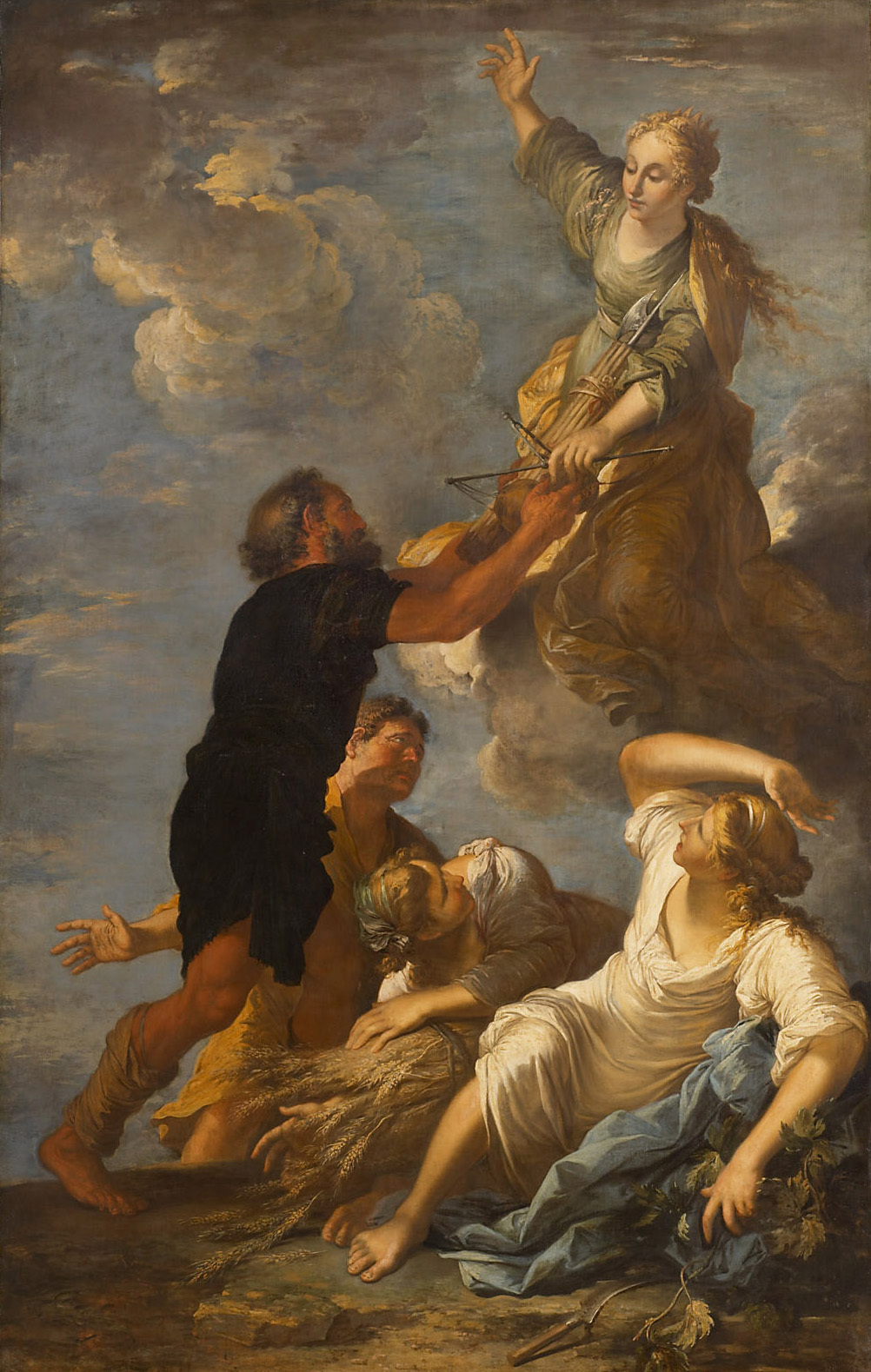 Salvator Rosa, Astraea leaves the earth