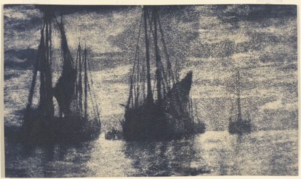 Heinrich Kühn, [Ships on the Sea]