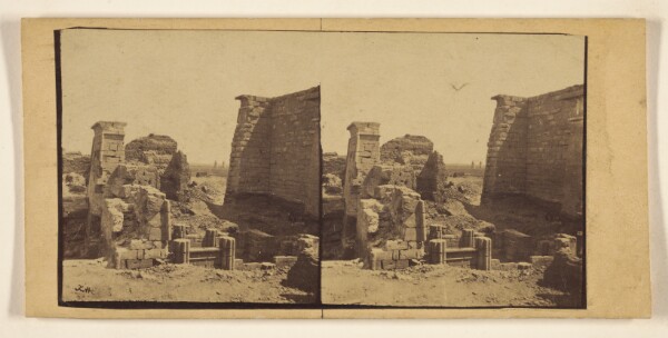 Francis Frith, [Unidentified ruins, possibly in Egypt]