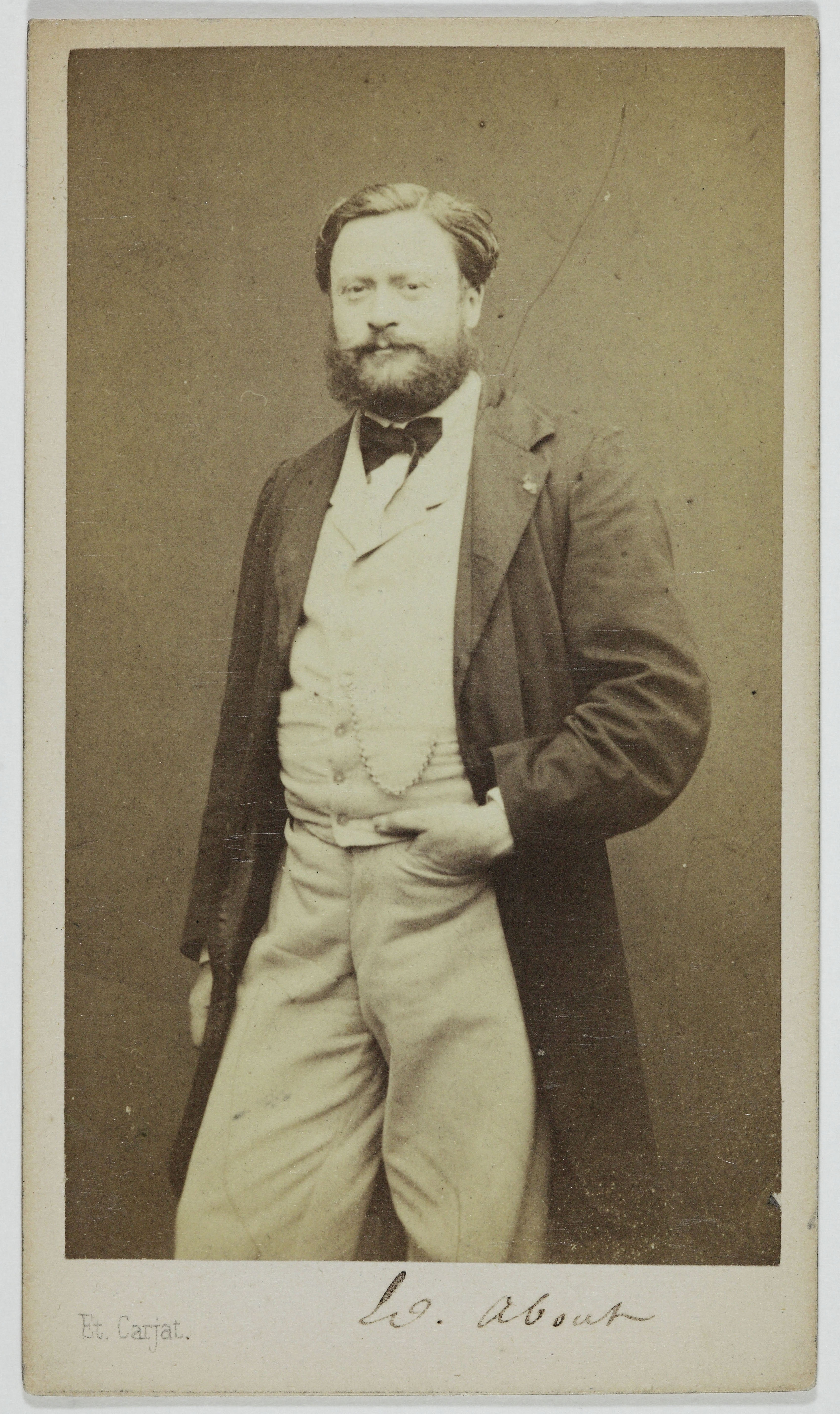 Etienne Carjat, Portrait d'Edmond About (1828-1885), romancier, polémiste