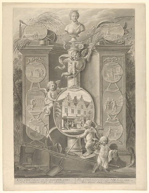 Johannes Petrus van Horstok, Allegory of the Baker's Trade