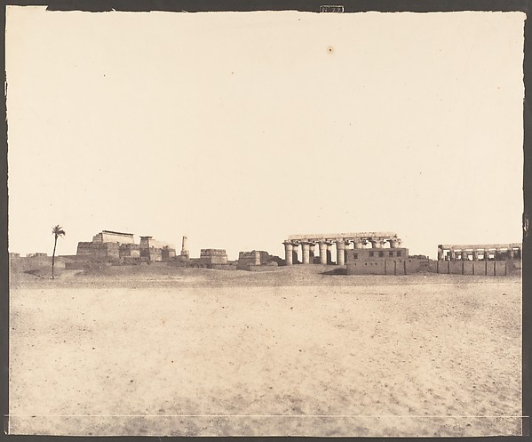 Félix Teynard, Louksor (Thèbes), Vue Générale des Ruines