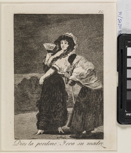 Francisco de Goya, Gud tilgive hende: Tiggersken var hendes mor