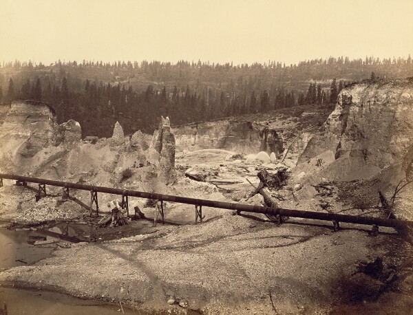 Carleton Watkins, Malakoff Diggings, North Bloomfield, Nevada County, California