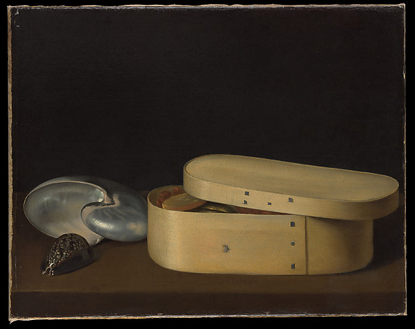 Sebastian Stoskopff, Still Life with Shells and a Chip-Wood Box
