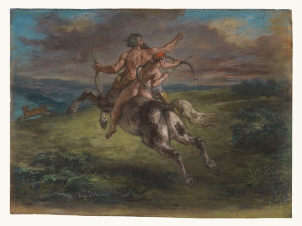 Eugène Delacroix, The Education of Achilles