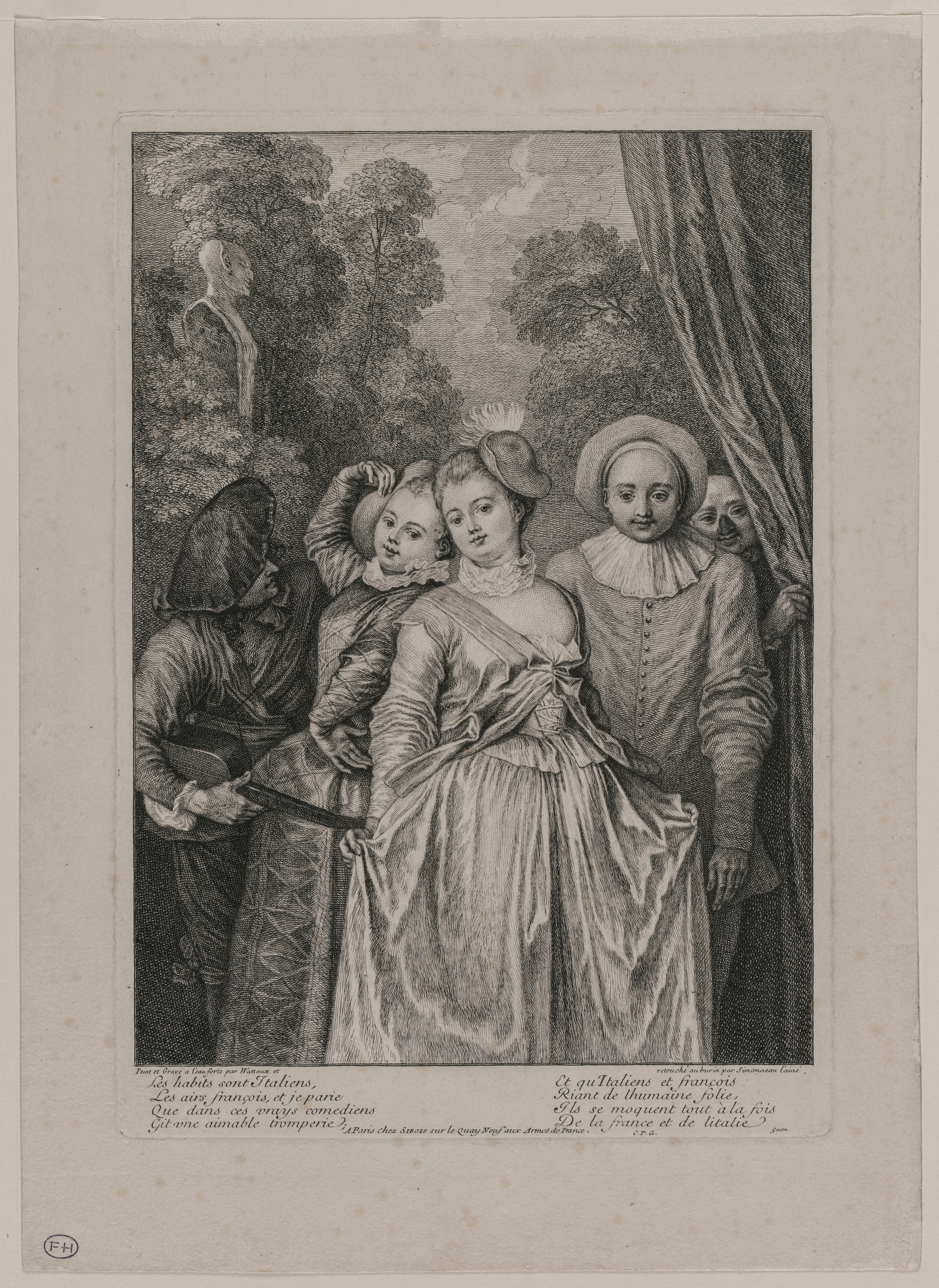 Jean-Antoine Watteau, The Clothes are Italian