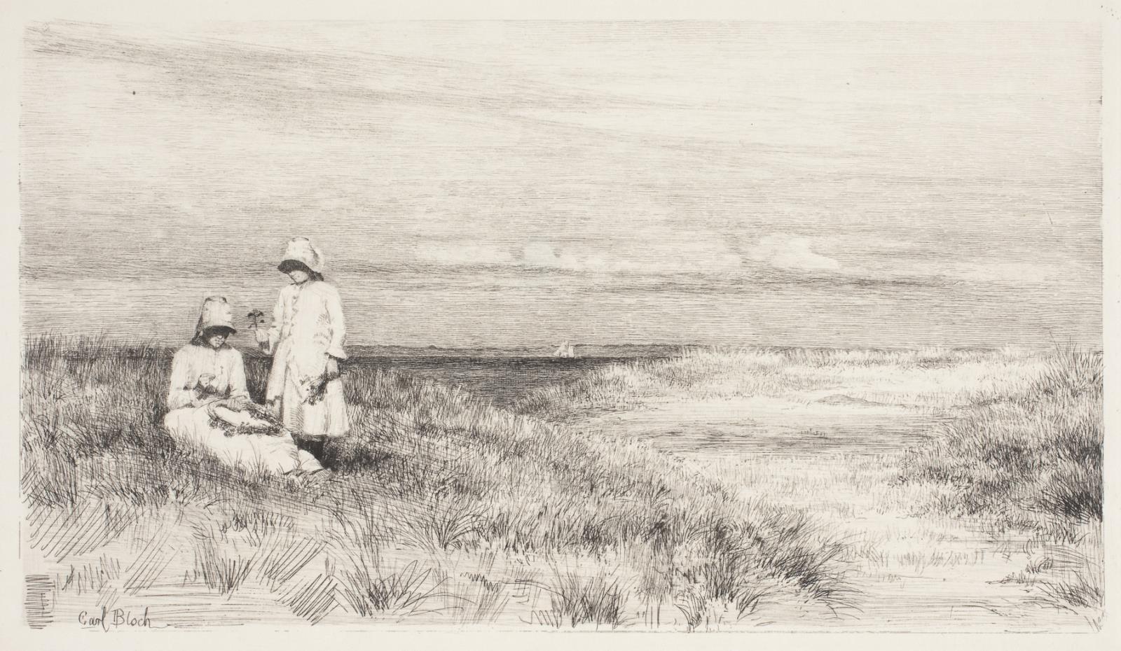 Carl Bloch, Børnene ved stranden