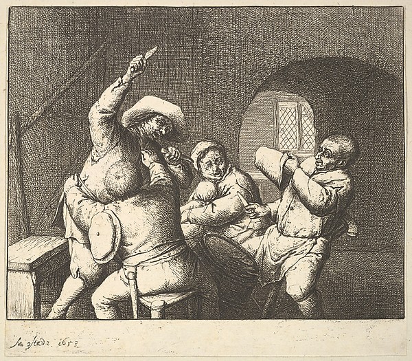Adriaen van Ostade, The Knife Thrust