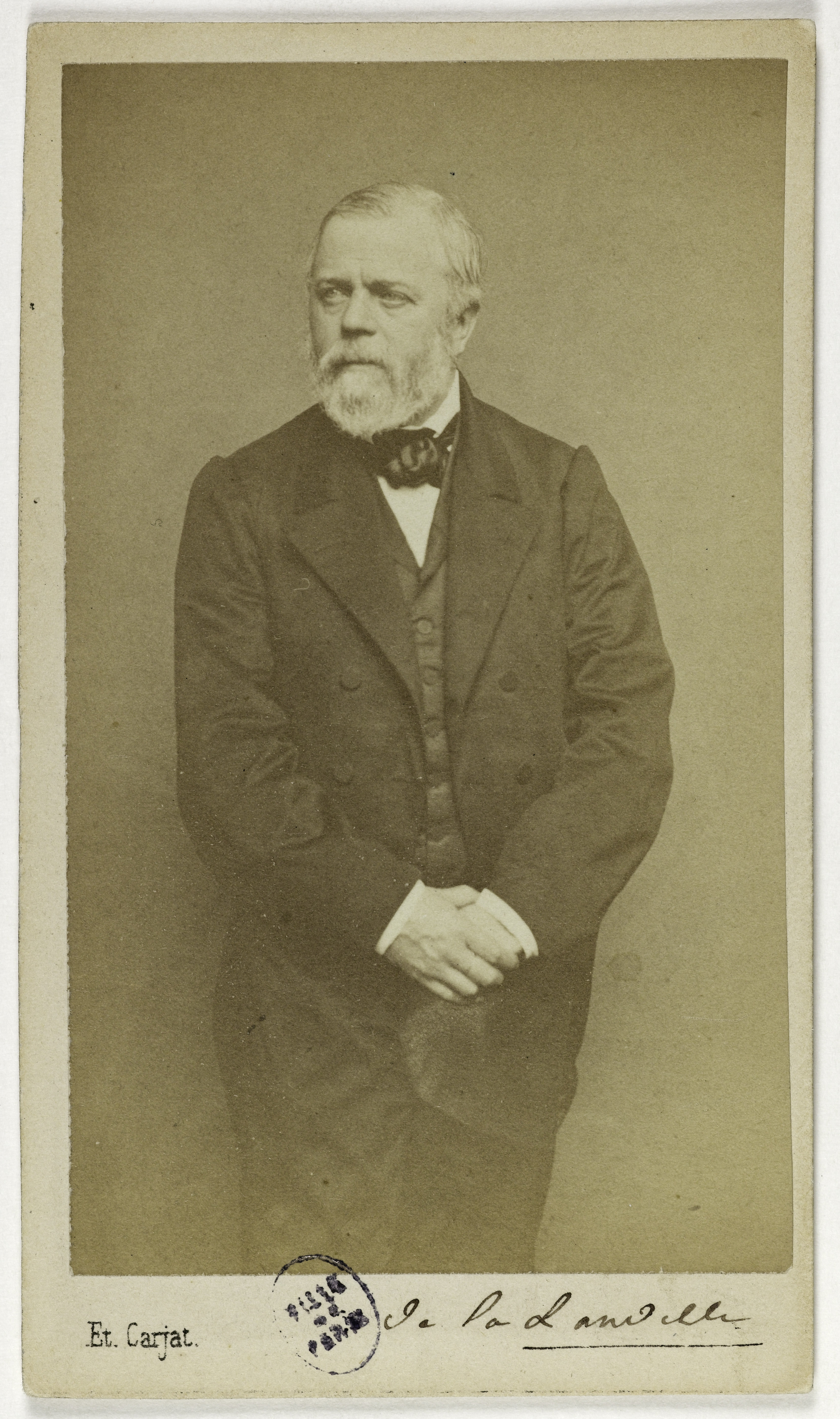 Etienne Carjat, Portrait de La Landelle Guillaume Jospeh Gabriel (de), (1812-1886), (officier de marine, écrivain)