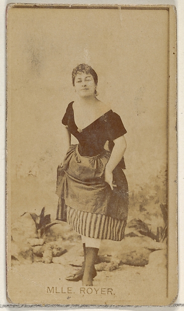Allen & Ginter, Mlle. Royer, from the Actors and Actresses series (N45, Type 8) for Virginia Brights Cigarettes