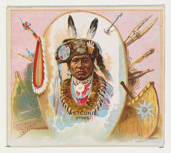 Allen & Ginter, Wetcunie, Otoes, from the American Indian Chiefs series (N36) for Allen & Ginter Cigarettes