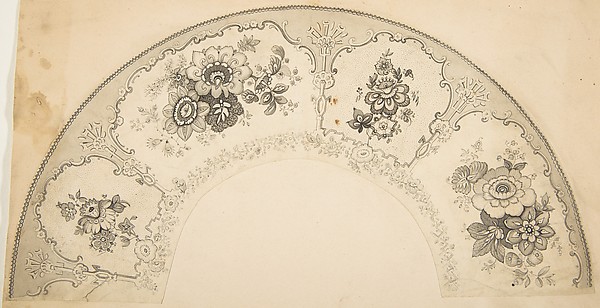 Anonymous, French, 19th century, Lace Design