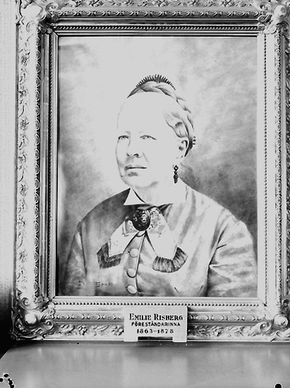 Knut Borg, The Mention House, Painting Motif: a woman. Portrait of Emelie Risberg, the Performer 1863 - 1873.