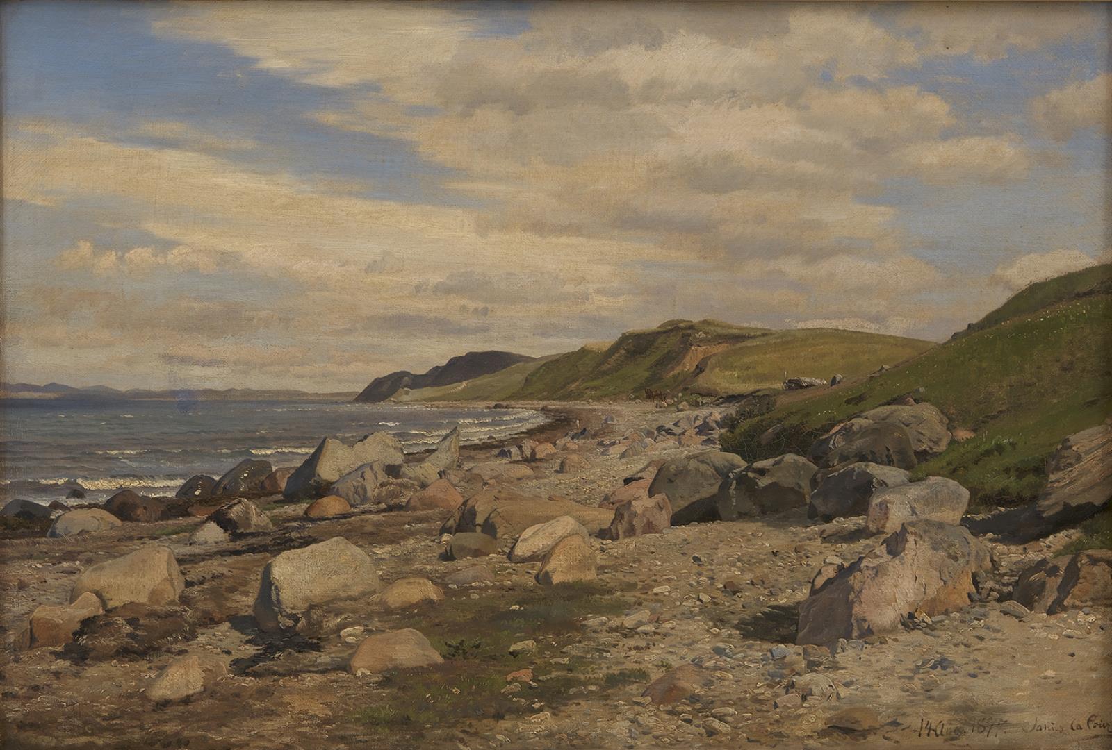 Janus la Cour, Strandparti ved Helgenæs