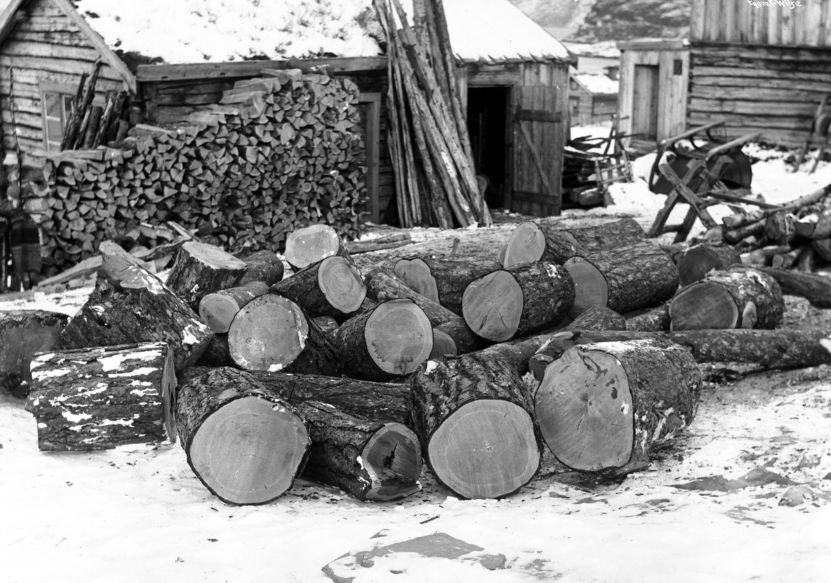 Anders Beer Wilse, Prot: Bosekop - Kjøkkenved 17"" diameter 3/3 1910