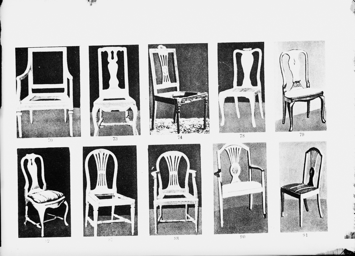 Skötsner-Edhlund, Reprofotografi - möbelkatalog, Uppland