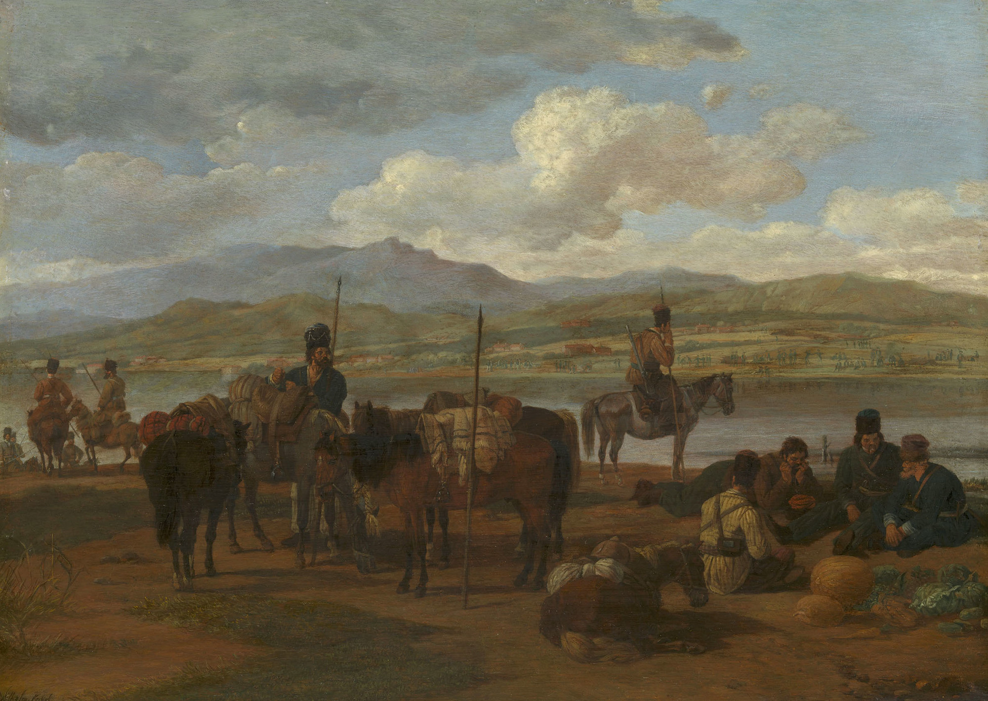 Wilhelm von Kobell, Bivouac of Cossacks