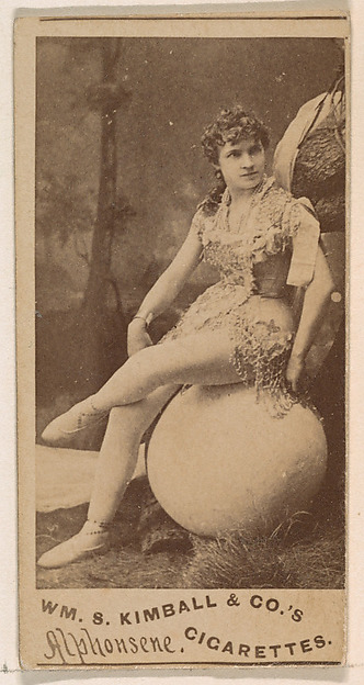 William S. Kimball & Company, Lady Alphonsene, from the Actresses series (N203) issued by Wm. S. Kimball & Co.