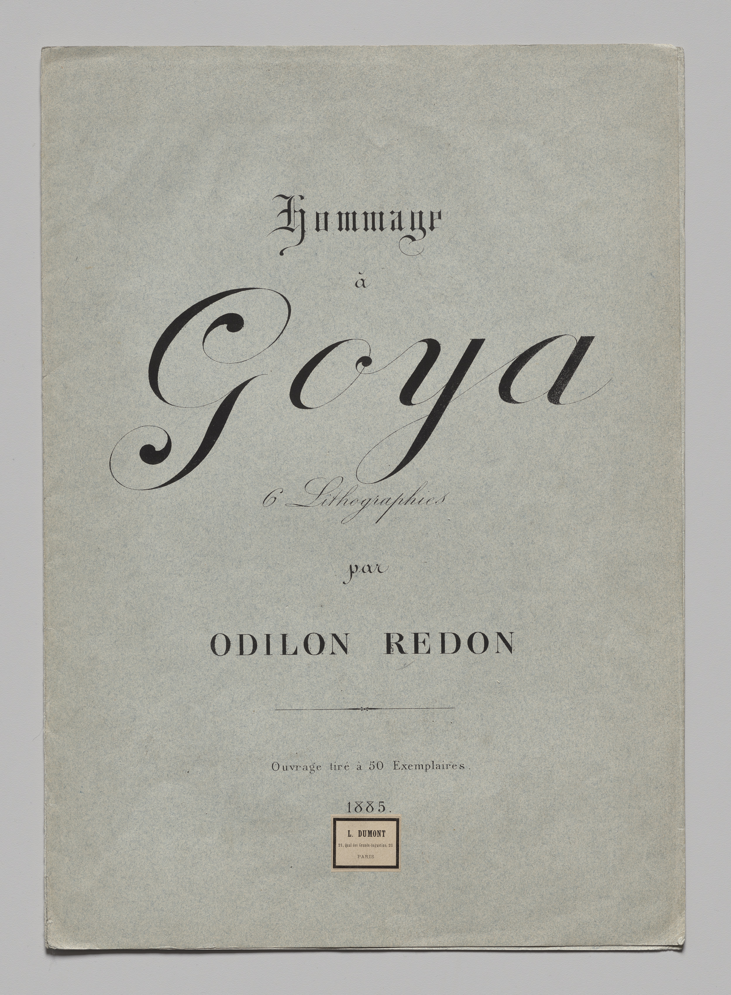 Odilon Redon, Cover