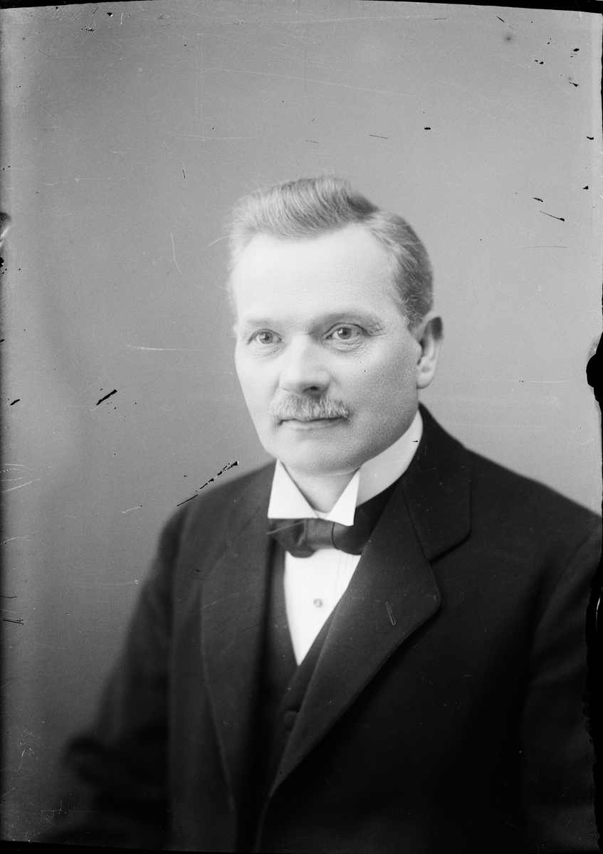 Skötsner-Edhlund, Ateljéporträtt - man, Östhammar, Uppland