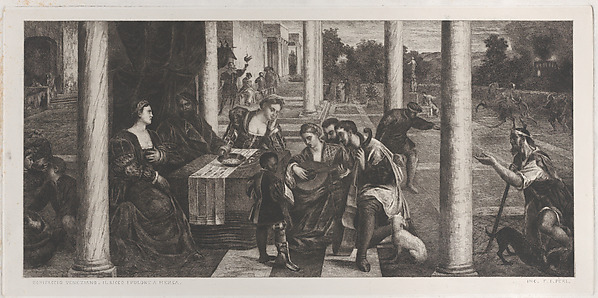 Anonymous, The parable of the rich man (Dives) and Lazarus