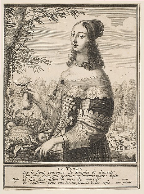 Abraham Bosse, Earth, from "The Four Elements" (Les Quatre Eléments)
