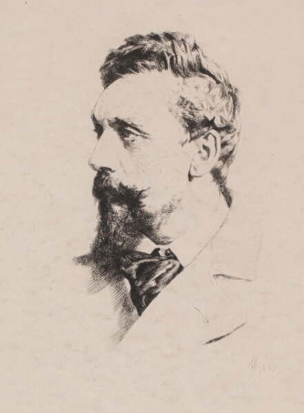 Frans Schwartz, Portræt af Carl Bloch