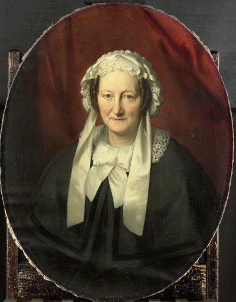 Bastiaan de Poorter, Portrait of Johanna Maria Parvé, Wife of Hendrik André Cornelis Tierens